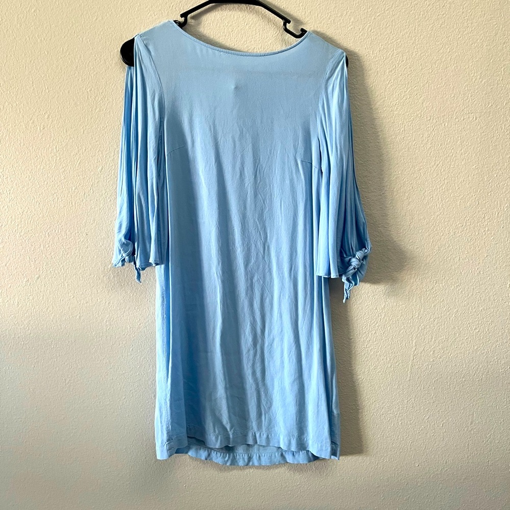 Baby blue soft dress